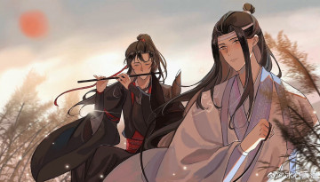 Картинка аниме mo+dao+zu+shi вэй усянь лань ванцзи