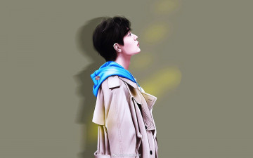 Картинка рисованное люди сяо чжань плащ