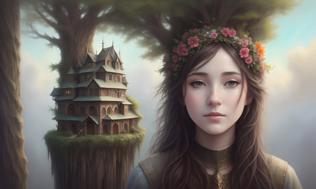 Обои картинки фото фэнтези, девушки, нейросети, графика, нейроарт, ai, art, нейронные, сети, рисунки, нейро, искусство