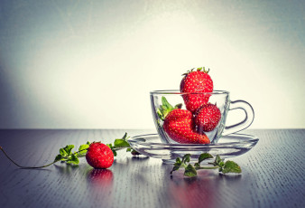 Картинка еда клубника +земляника ягоды