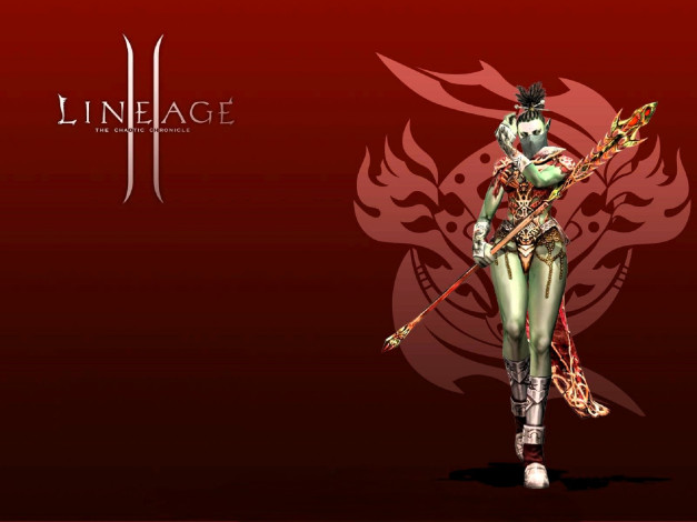 Обои картинки фото видео игры, lineage ii,  the chaotic chronicle, девушка, наряд, посох