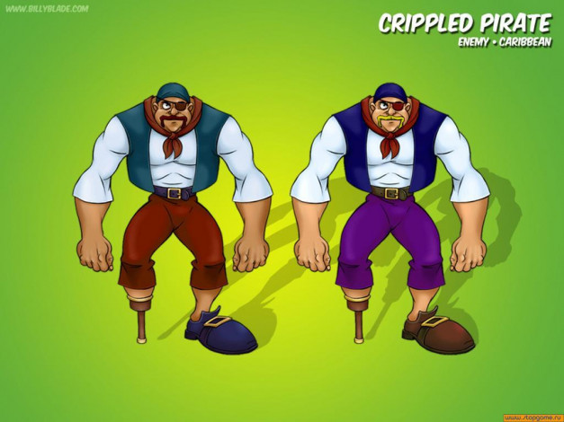 Обои картинки фото billy, blade, and, the, temple, of, time, видео, игры