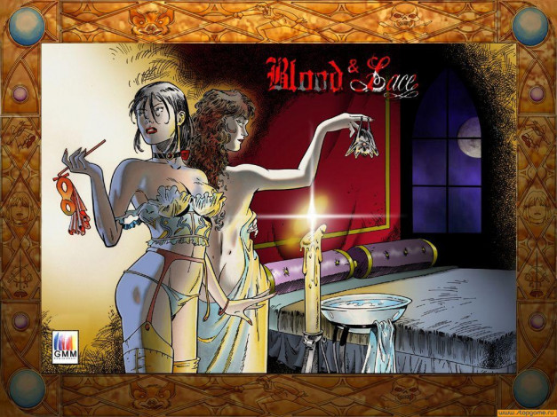 Обои картинки фото blood, lace, видео, игры