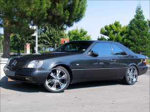 Картинка mercedes benz w140 coupe автомобили