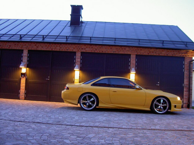 Обои картинки фото nissan, 240sx, s14a, 1998, автомобили, datsun