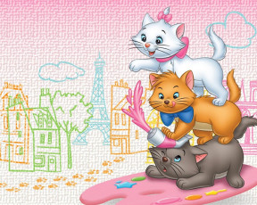 обоя мультфильмы, the, aristocats