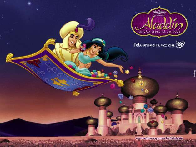 Обои картинки фото мультфильмы, aladdin