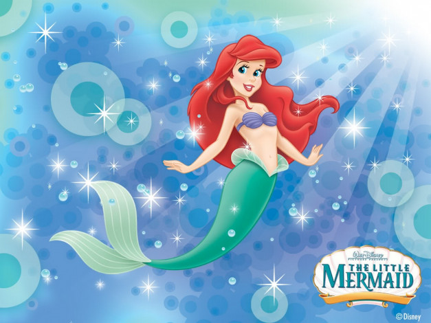 Обои картинки фото мультфильмы, the, little, mermaid
