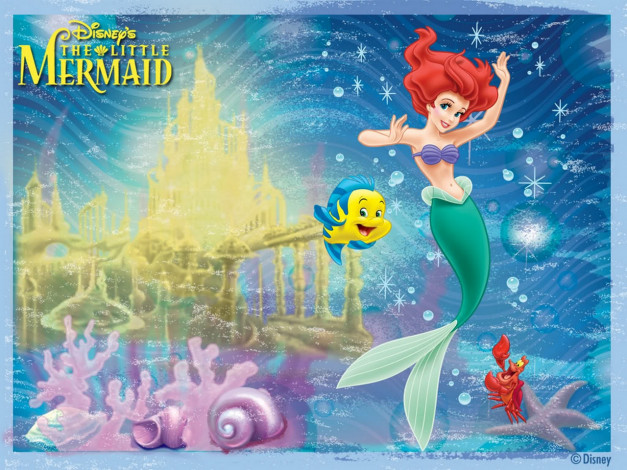 Обои картинки фото мультфильмы, the, little, mermaid