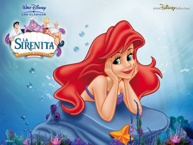 Обои картинки фото мультфильмы, the, little, mermaid