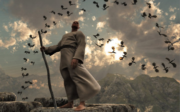 Картинка 3д графика people люди