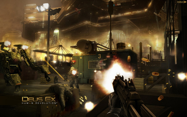 Обои картинки фото deus, ex, human, revolution, видео, игры