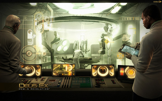 Обои картинки фото deus, ex, human, revolution, видео, игры