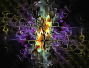 Картинка 3д графика fractal фракталы фрактал