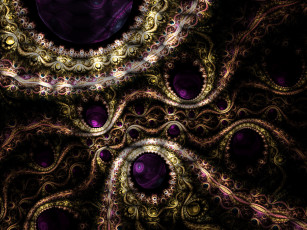 Картинка 3д графика fractal фракталы фрактал