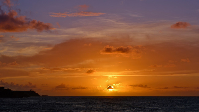 Обои картинки фото природа, восходы, закаты, облака, закат