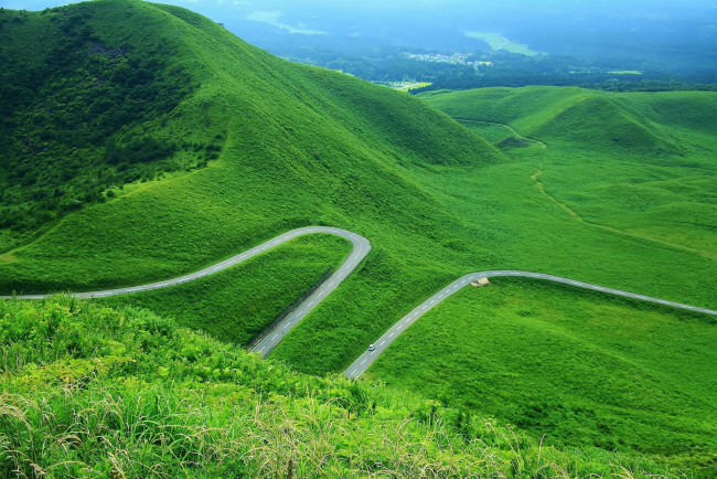 Обои картинки фото природа, дороги, пейзаж, серпантин