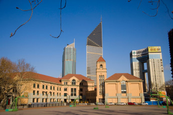 Картинка города шанхай китай