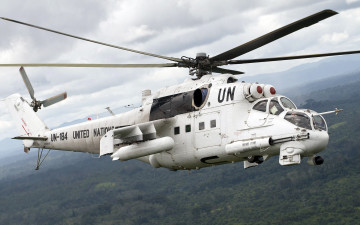 Картинка миротворец авиация вертолёты миссия ми 24 оон