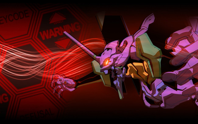 Обои картинки фото аниме, evangelion, меха, eva01