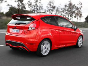 Картинка автомобили ford красный 2013г au-spec fiesta st 3-door