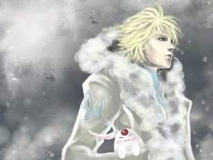 Картинка разное арты блондин зверёк шуба парень арт laufey