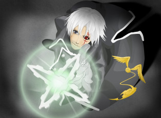 Картинка аниме +gray-man воин тимкампи свет чистая сила allen walker экзорцист парень