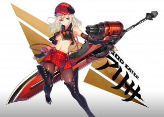 Картинка аниме god+eater alisa ilinichina amiella god eater оружие девушка арт wei-hoshieve