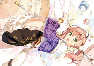 Картинка аниме kantoku+ artbook kantoku взгляд atelier escha logy арт девушка malier