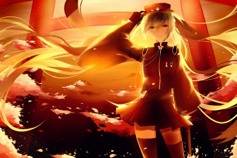 Картинка аниме vocaloid hatsune miku взгляд девушка арт lococop