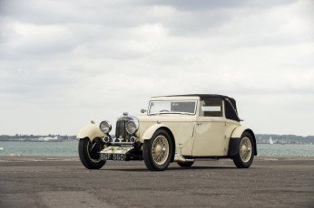 обоя автомобили, классика, mkii, litre, aston, martin, 1935г, bertelli, enrico, coupe, drophead