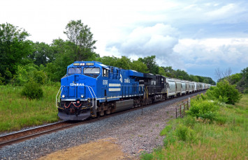 Картинка техника поезда локомотив состав дорога рельсы железная