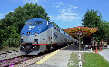 Картинка техника поезда дорога рельсы локомотив состав железная