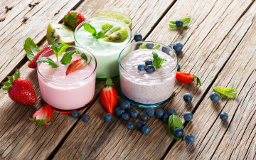 Картинка еда напитки +коктейль strawberry мята cocktail blueberry киви черника коктейль клубника drink