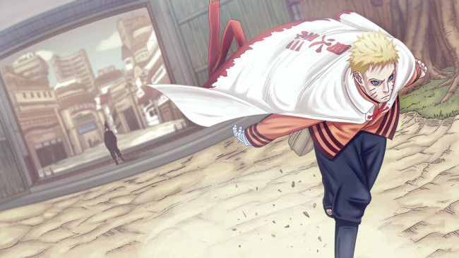 Обои картинки фото аниме, naruto, art, by, chronobones, gaiden, nanadaime, uzumaki