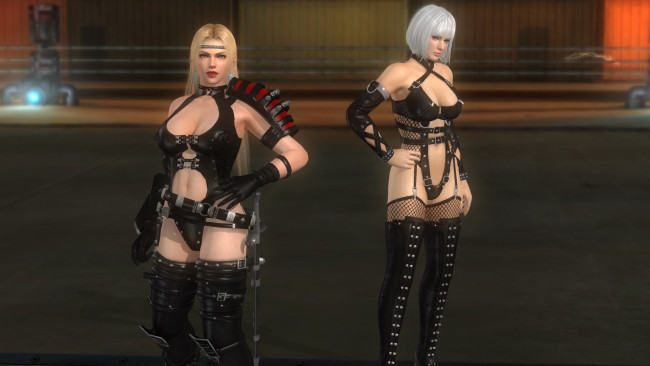 Обои картинки фото видео игры, dead or alive 5, девушки, взгляд, фон