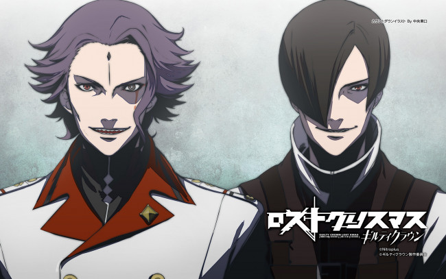 Обои картинки фото аниме, guilty crown, guilty, crown, lost, christmas, ова, makoto, segai, waltz, арт, доктор, взгляд, chuuou, higashiguchi