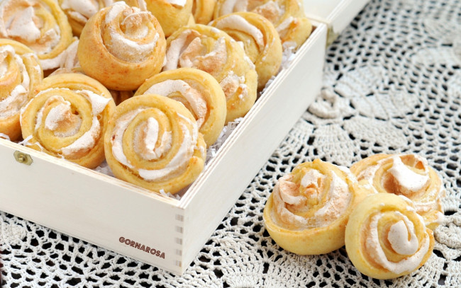 Обои картинки фото еда, пирожные,  кексы,  печенье, сдоба, выпечка, крем, булочки