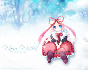 Картинка аниме touhou взгляд девушка фон