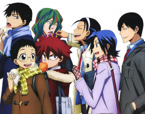 Картинка аниме yowamushi+pedal парни