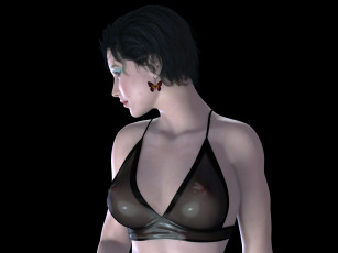 Картинка 3д+графика люди+ people взгляд девушка фон