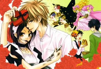 Картинка аниме kaichou+wa+maid-sama пара персонажи