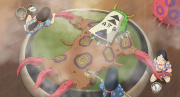 Картинка аниме spirited+away дух девушки купальня