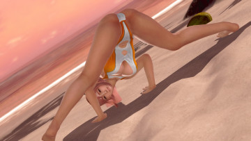 Картинка 3д+графика аниме+ anime девушка взгляд фон