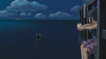 Картинка аниме spirited+away тихиро ночь