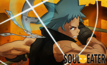 Картинка аниме soul+eater парень взгляд фон