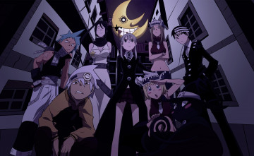 Картинка аниме soul+eater персонажи