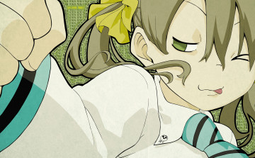 Картинка soul+eater аниме девушка фон взгляд