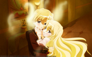 обоя аниме, shakugan no shana, фон, взгляд, девушка