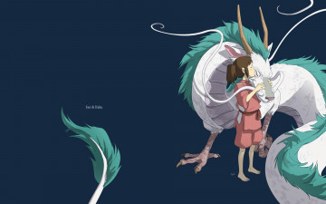 Картинка аниме spirited+away хаку тихиро